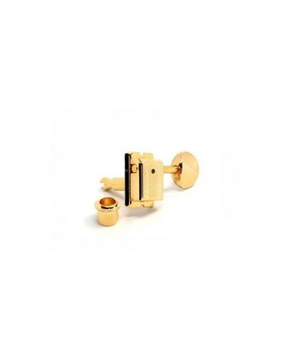 KLUSON Traditional Double-Line 6x1 Knopf Oval 1:15 Golden