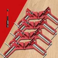 4PCS 90° Right Angle Corner Clamp Mitre Frame Holder Woodworking Tool 3 UK