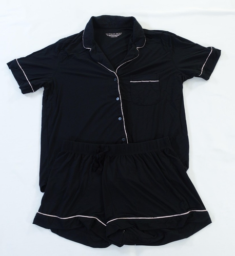 Victoria's Secret Pajama Set Womens Small Modal Short Sleeve Top Shorts