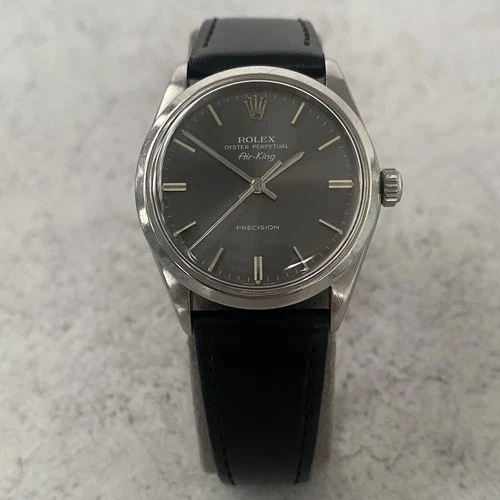 1967 Rolex Air King Precision 5500 Oyster Perpetual Cal.1520 Grey Dial Watch