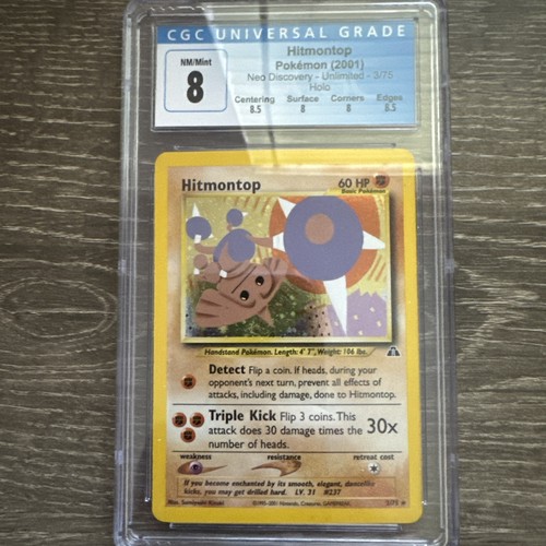 Hitmontop (Unlimited) graded CGC 8 for sale on eBay