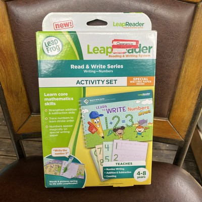 Leap Frog Leap Reader Read & Write Series Writing Numbers Activity Set ~ Age 4-8