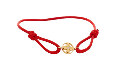 Louis Vuitton Idylle Blossom Diamond 18k Yellow Gold - Red Cord
