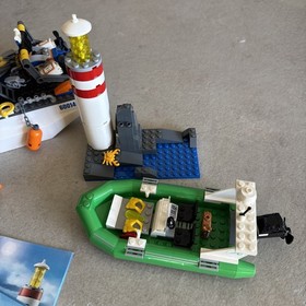 LEGO CITY 60014 Coast Guard Patrol Boat Mostly Complete Instruction Manuals