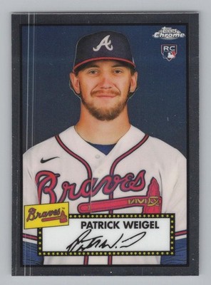 Patrick Weigel Rookie 2021 Topps Chrome Platinum Anniversary Atlanta Braves