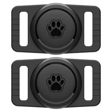 **Ultimate Waterproof AirTag Dog Collar - Secure GPS Pet Tracker Holder**