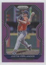 2021 Panini Prizm Purple Prizm Justin Verlander #36 0f2i
