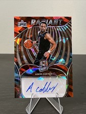 2021-22 Panini Spectra Amir Coffey Radiant Signatures Astral Auto #/49