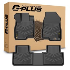 Acura RDX 2019-2025 TPE Floor Liners 1st & 2nd Row All Weather Full Set Black
