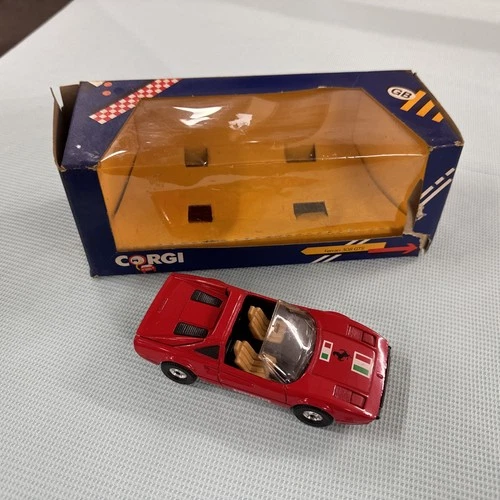 Corgi Ferrari 308 GTS Red (Magnum PI) Vintage 1981 Diecast 1:36 Boxed C378
