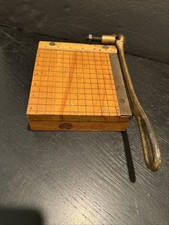 VTG Ingento No. 1 Paper Cutter 6 Office School Wood Ideal School Supply