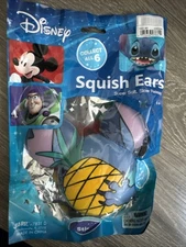 Disney  STITCH  Squish Ears Soothing Toy Soft Slow Release Double Sided NEW