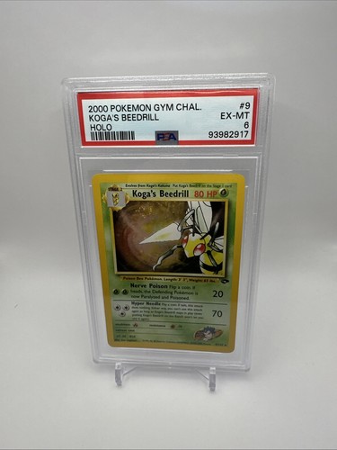 Koga's Beedrill (1st Edition) graded PSA 6 for sale on eBay