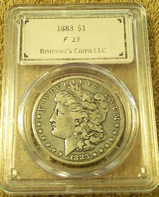 1883 $1 MORGAN SILVER DOLLAR