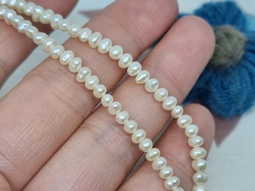 Genuine PANDORA Silver &14k Gold Woven Splendor Pearl Necklace 0.02ct Diamond - Picture 12 of 12