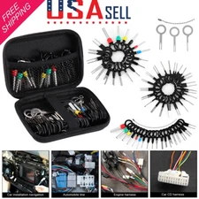 100Pcs Pin Ejector Wire Kit Extractor Connector Puller Car Terminal Removal Tool