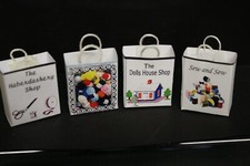 DOLLS HOUSE (  4  Loverly Haberdashery Shop Carrie Bags