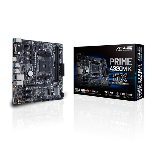 ASUS Prime A320M-K AM4 AMD mATX-Mainboard+ Ryzen 5 2600X