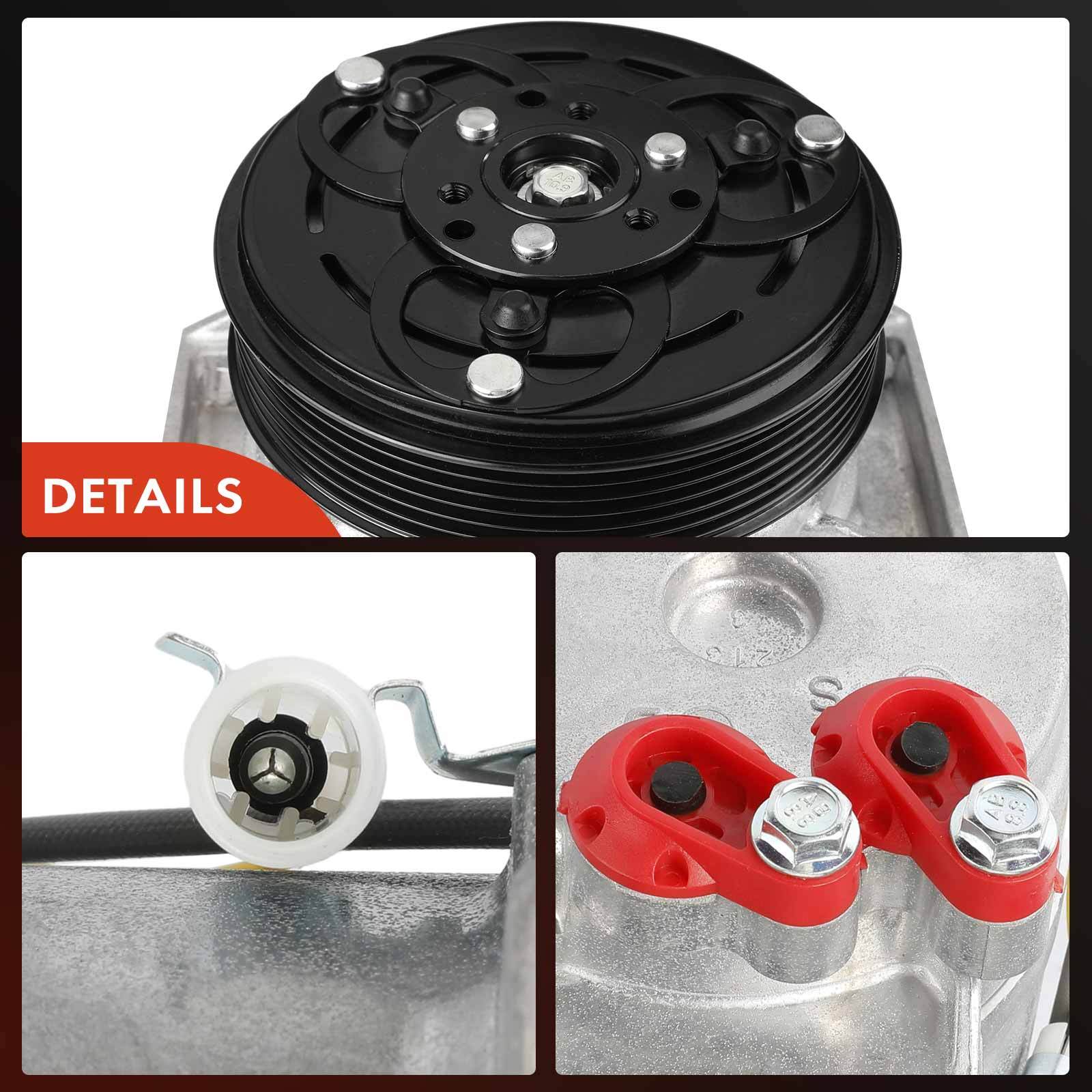 A/C Compressor with Clutch for Volvo S80 1999-2006 S60 2001-2009 V70 ...