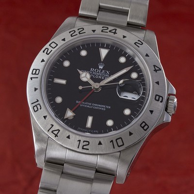 ROLEX OYSTER EXPLORER II 2 AUTOMATIK HERRENUHR STAHL 16570 VP: 7350,- EURO