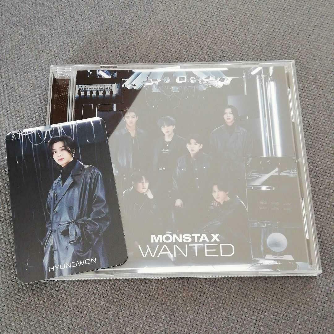 MONSTA X Japan 9th single WANTED Regular Edition + Hyungwon Photo