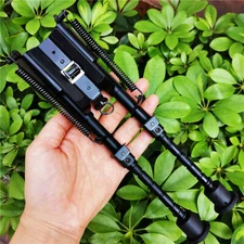 6,9,13"  Harris Style Rifle Bipod Adjustable Spring Return For Hunting Shooting