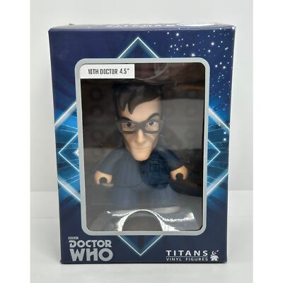 Titans Vinyl Figures Doctor Who 10th Doctor 4.5 Nerd Block Figure