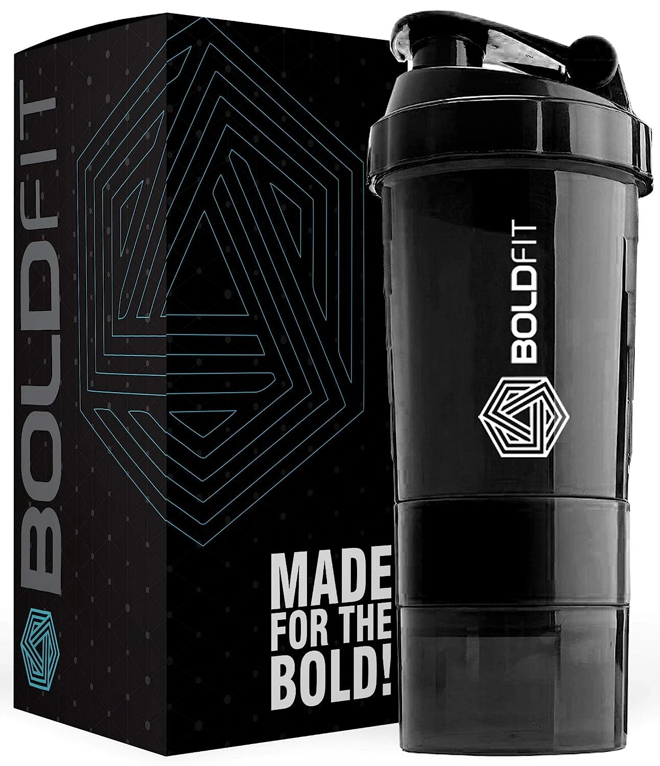 Boldfit Spider Gym Shaker Bottle Black Color 500ml Capacity
Opens in a new window or tab