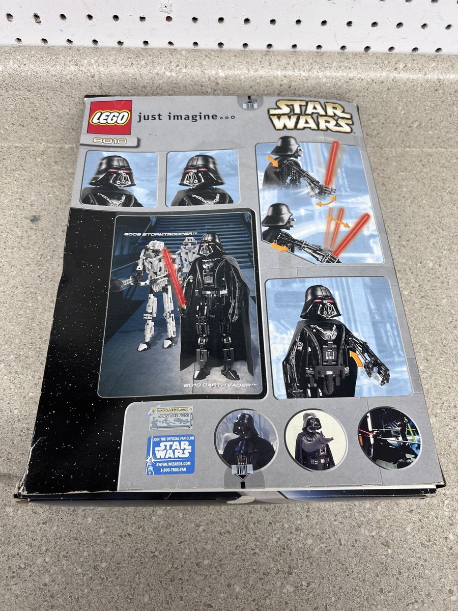 LEGO Star Wars Darth Vader 8010 Technic 2002 INCOMPLETE