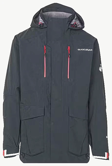 Mens Medium Goretex Parka Extreme Guidewear Parka Waterproof Fishing Jacket Refl