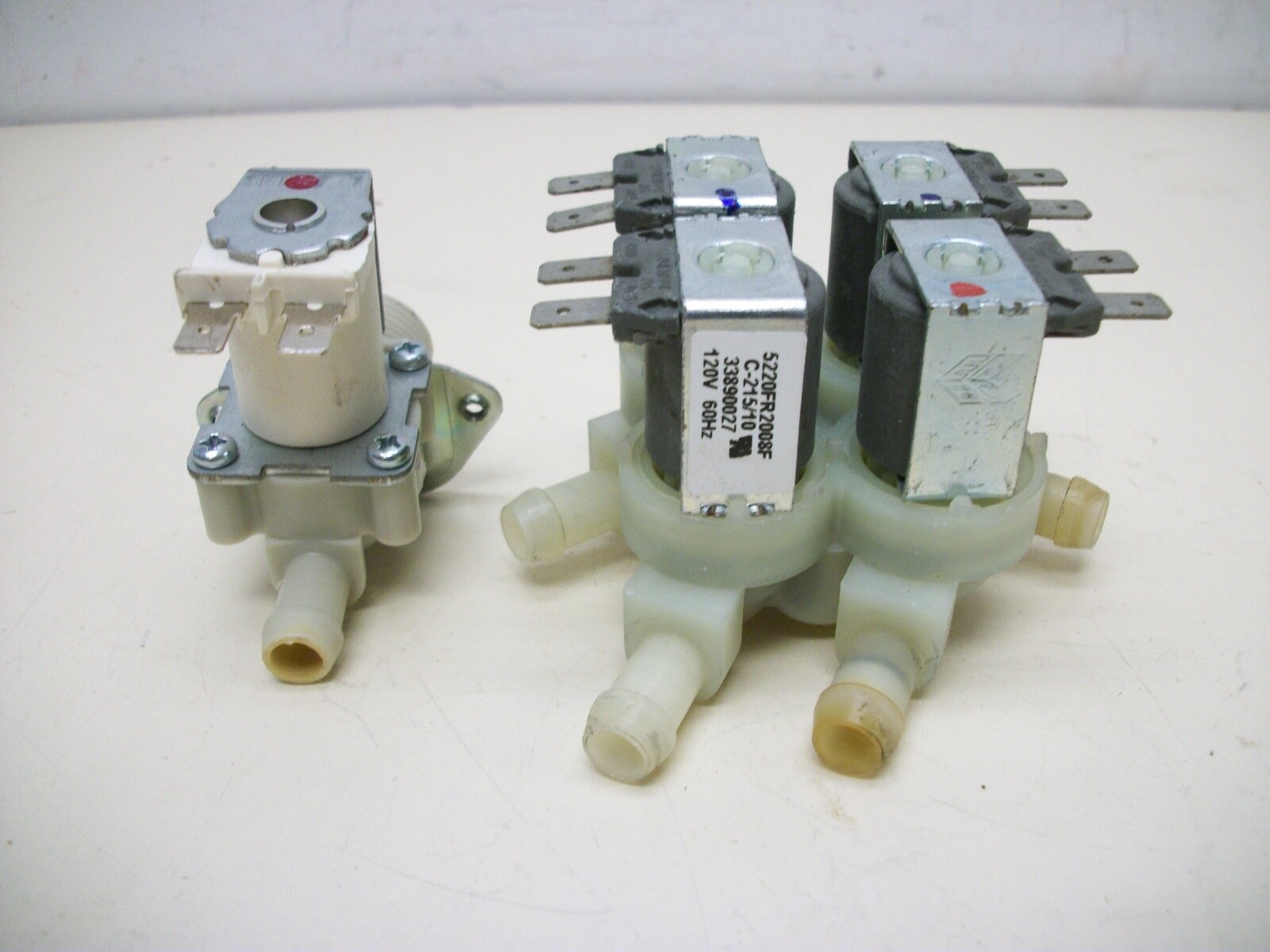 LG Washer Hot and Cold Water Inlet Valve Set 5220FR2008F 5220FR2006H