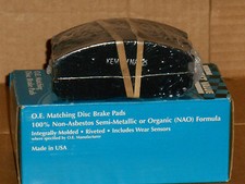 Colt 1985-91 Mitsubishi Mirage 85-90 Front Brake Pads Kem D299 Made in USA