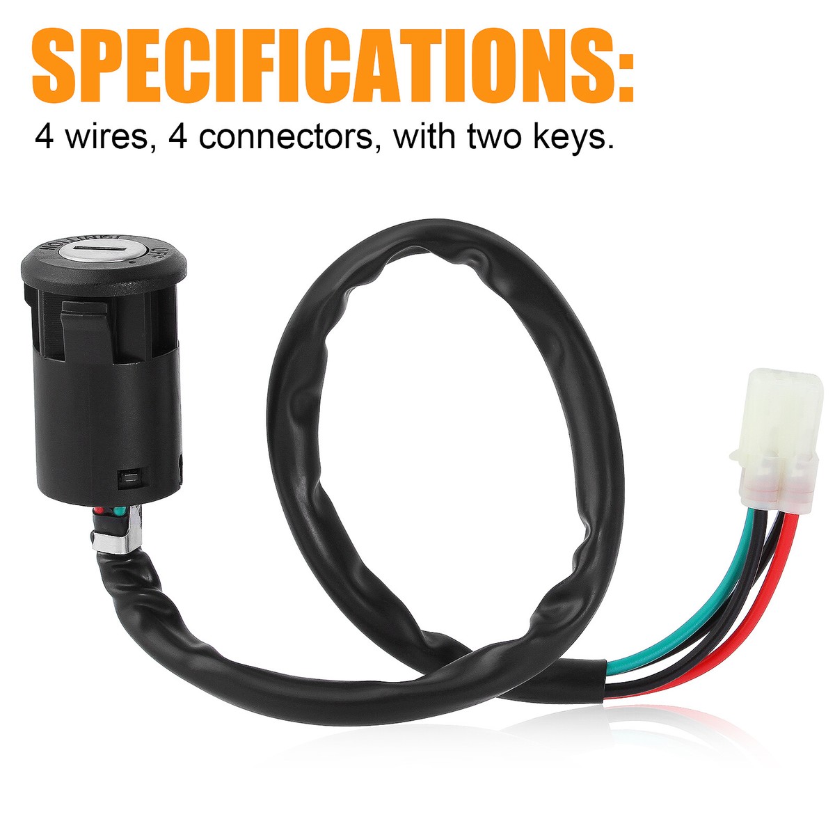 Ignition Key Switch For Honda Sportrax TRX400EX 2005-2008 ATV - Foto 5