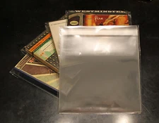 20 CLEAR RE-SEALABLE FLAP PROTECTIVE BAGS FOR 7.5" REEL TO REEL TAPE BOXES --NEW