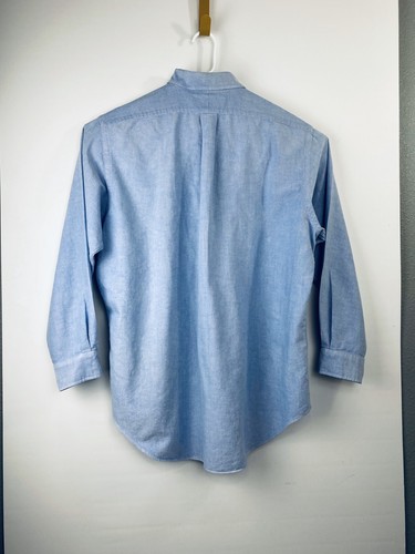 Mens RALPH LAUREN Blue Polo Button Down Dress Shirt SZ 17-34 COLOR PONY RL17 - Picture 2 of 4