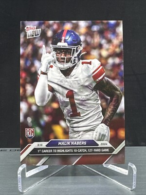 2024 MALIK NABERS RC - Topps Now - 1st Career Touchdown #4 - Short Print