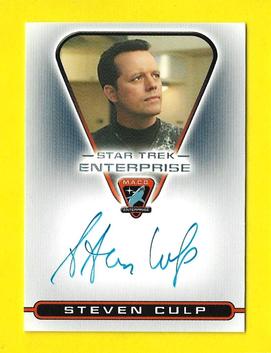 2004 Star Trek Enterprise Season 3 Autograph MACO1 Steven Culp as