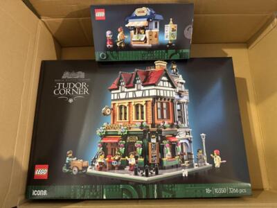 LEGO ICONS 10350 Tudor Corner Block Toy Modular Buildings NEW 