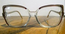 Vintage Retro Mod Diane De Carlo 52-18 3029-P/BC Frames-Eyglasses Made Ib France