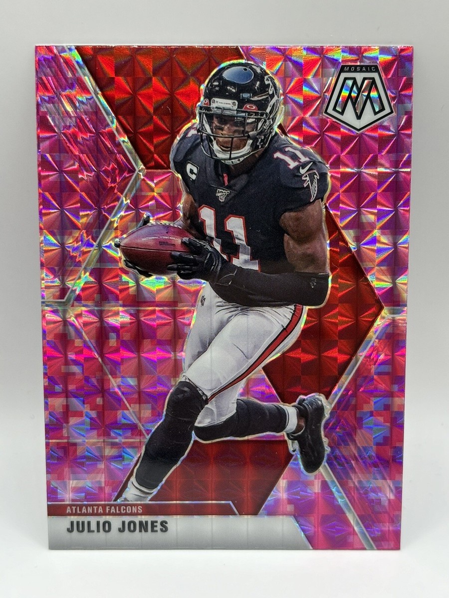 2020 Mosaic Pink Camo Prizm Julio Jones #15 Atlanta Falcons NM