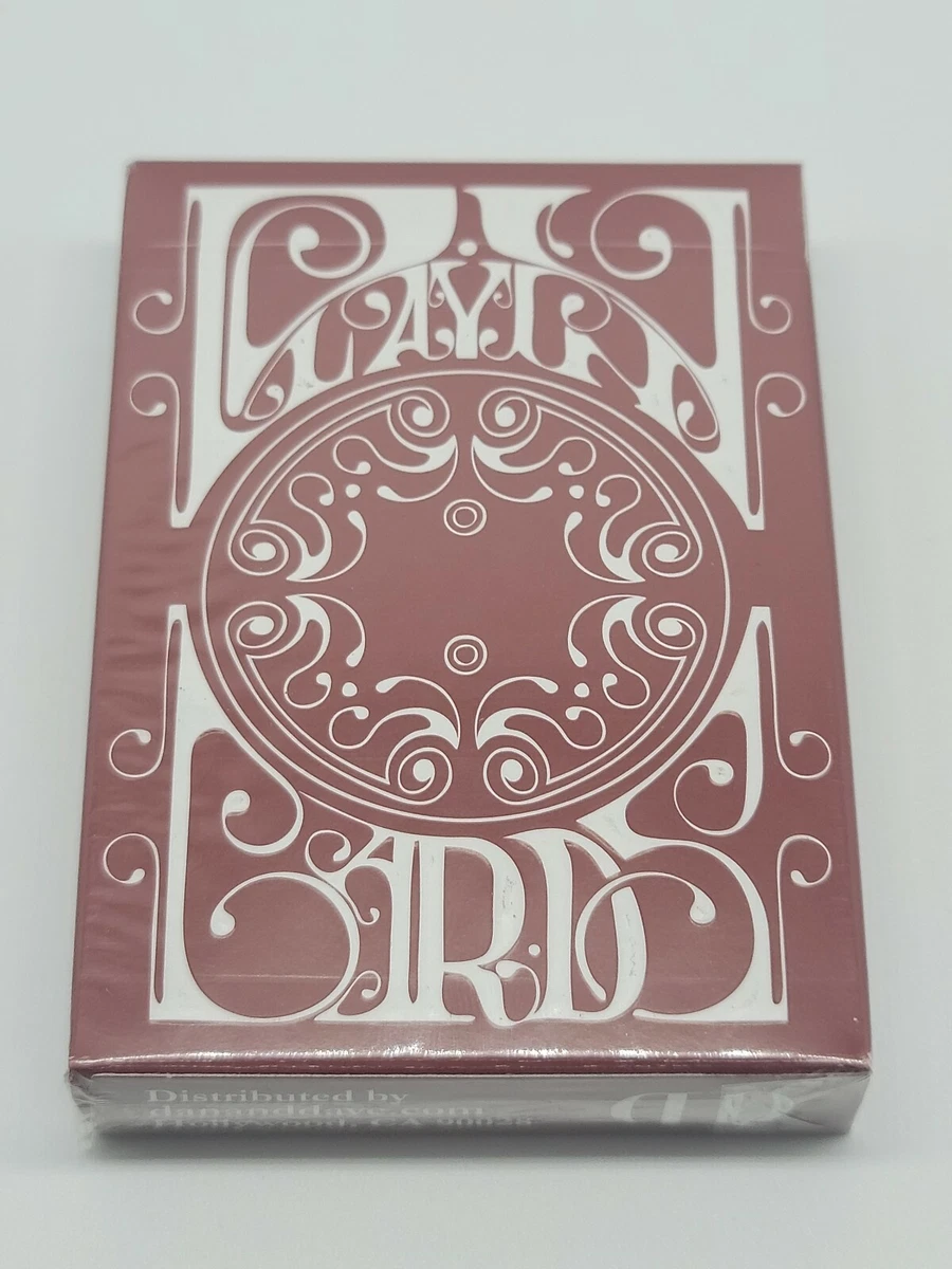 Smoke and Mirrors Playing Cards V6 Rouge Maroon Dan & Dave New