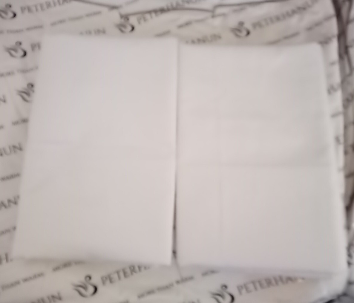 2 PCs Peterhanun Down Queen Bed Pillow 20x 30 Inches-Seal-Brand New-US Seller