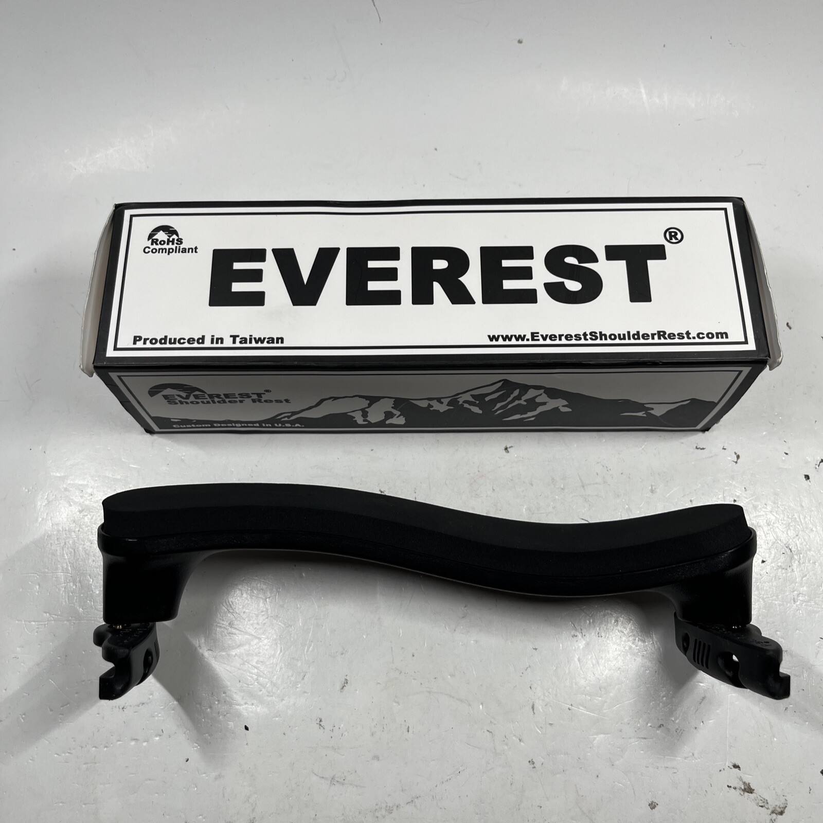 EVEREST EZ 4A Shoulder Rest 3/4 Or 4/4 Violin Or 13" - 14" Viola Easy Model NEW