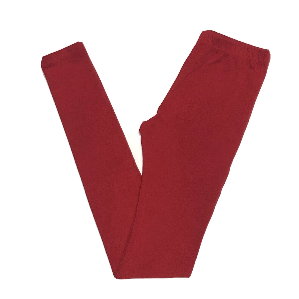 SRISHTI Girl's Leggings Size 11-12 yrs Red Skinny Stretch