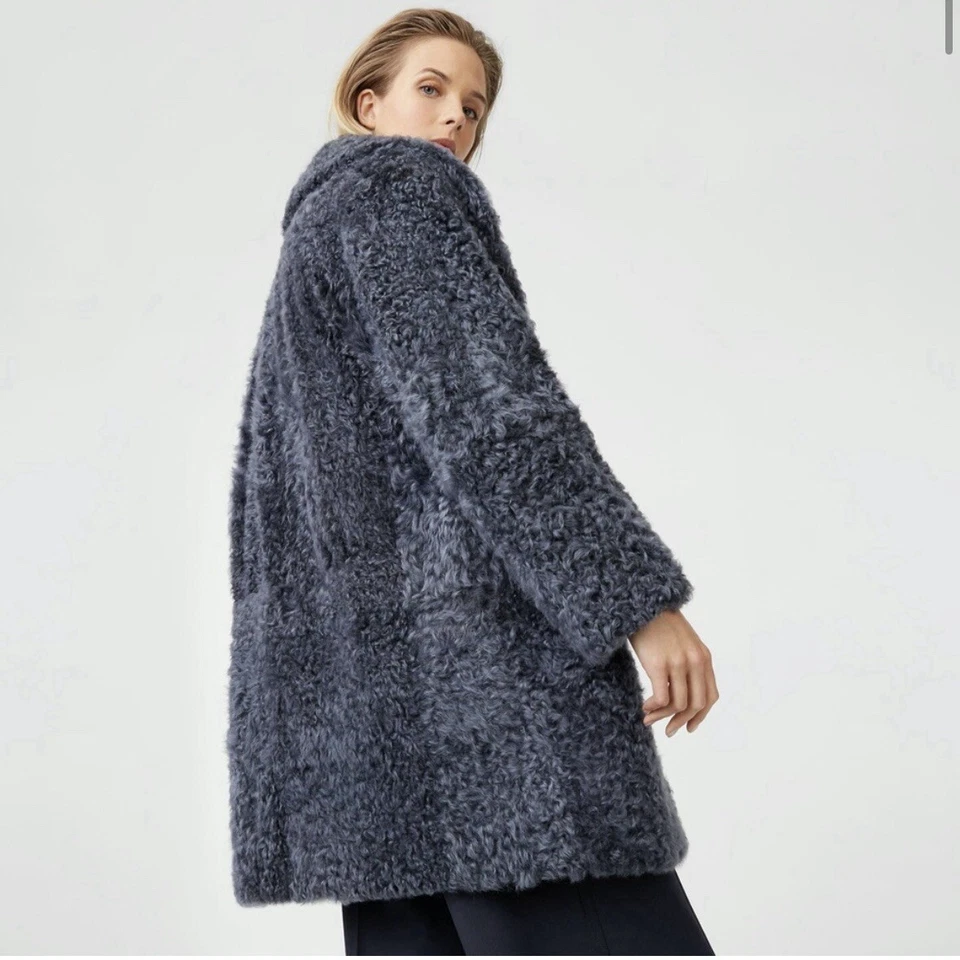 Abrigo Club Monaco Gris Piel de Oveja Talla XS Foto 3 de 4