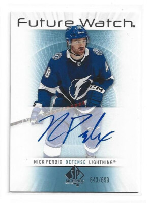 22-23 SP Authentic Future Watch Auto Retro /699 Nick Perbix RFWA-NP