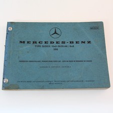Mercedes 2626 K AK 6x4 6x6 BM395 Ersatzteilliste Ersatzteilkatalog  Ausgabe 1973