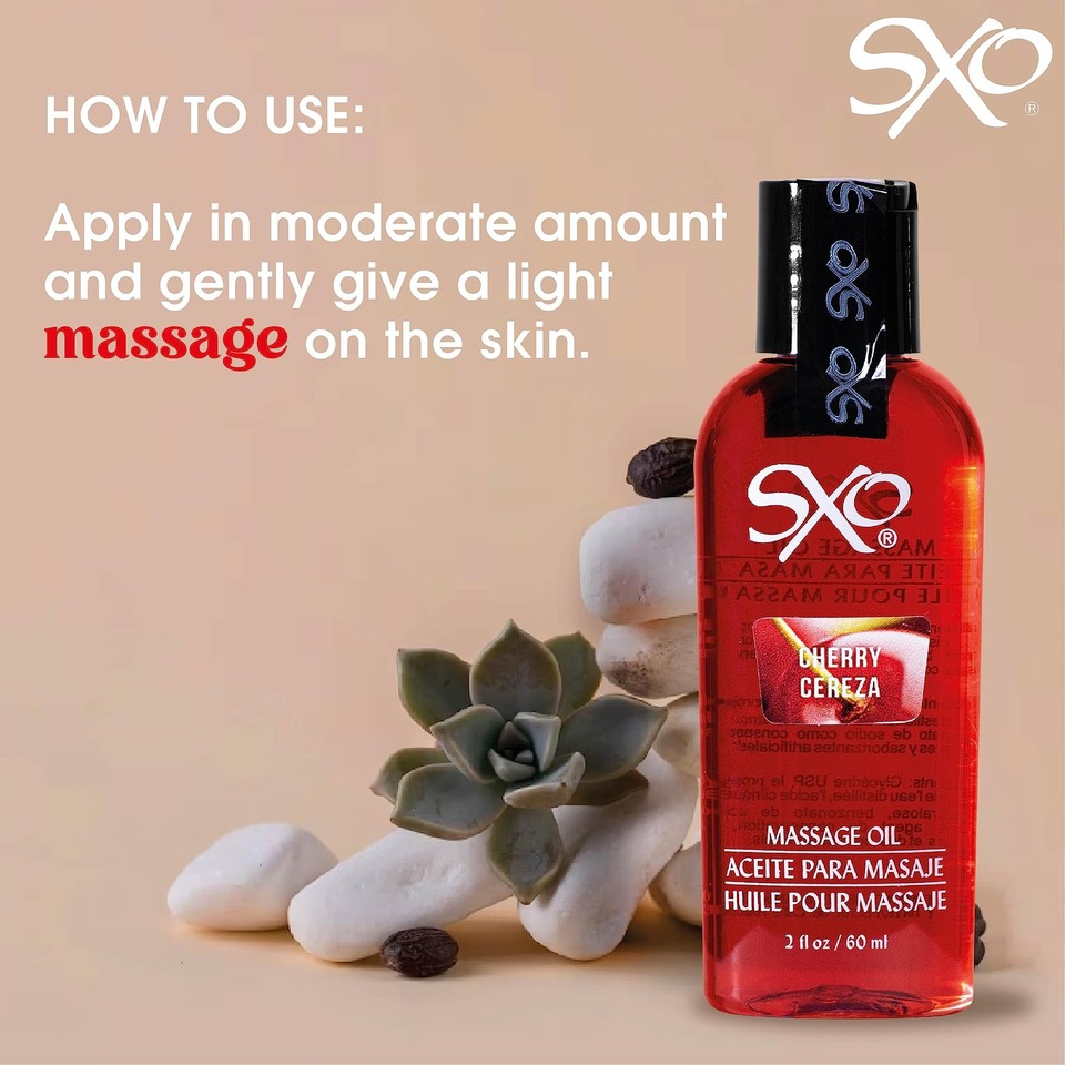 Edible Massage Oil Full Body Warm Sensation Relaxing Massage Oil for