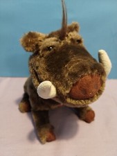 Disney The Lion King Movie Talking Pumbaa Plush Stuffed Animal Pumba Works 