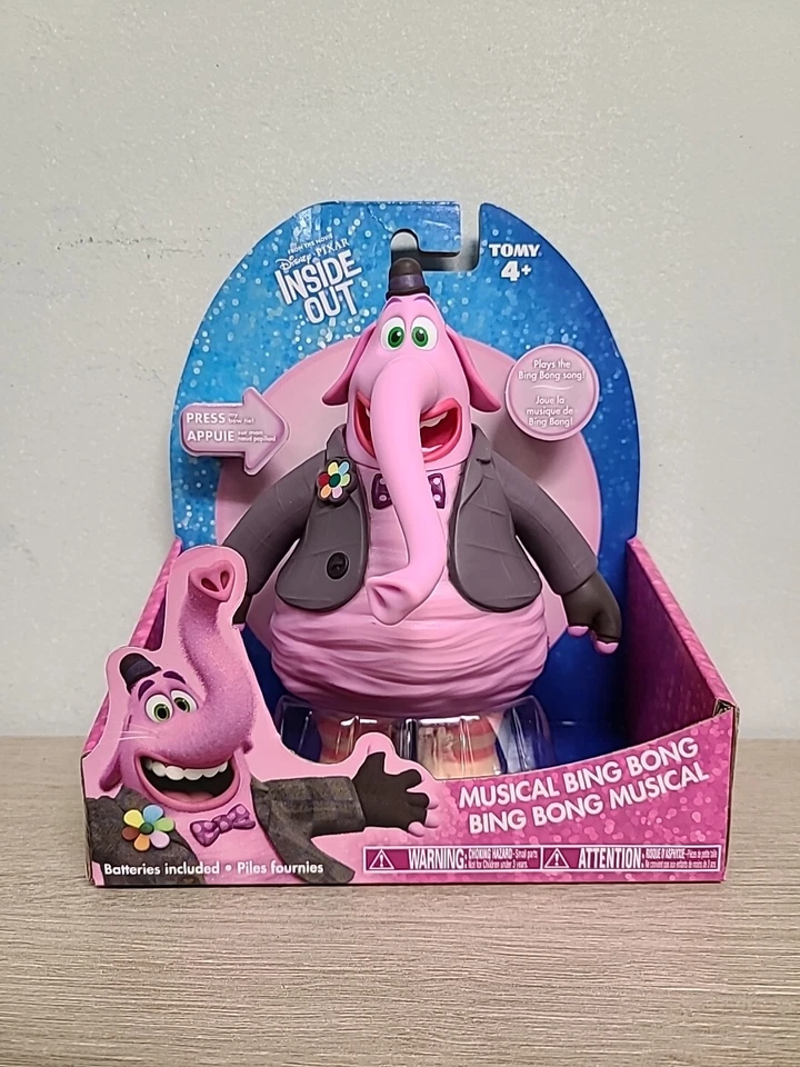 Disney Pixar Inside Out Musical Bing Bong Pink Talk & Sing Elephant Figure Toy - Image 2 of 4